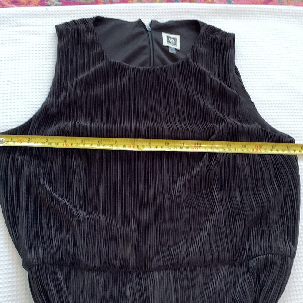 Anne Klein belted Elegant Black jumpsuit size 6 - Picture 10 of 13